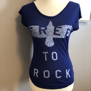 Express “Free to Rock” Tee